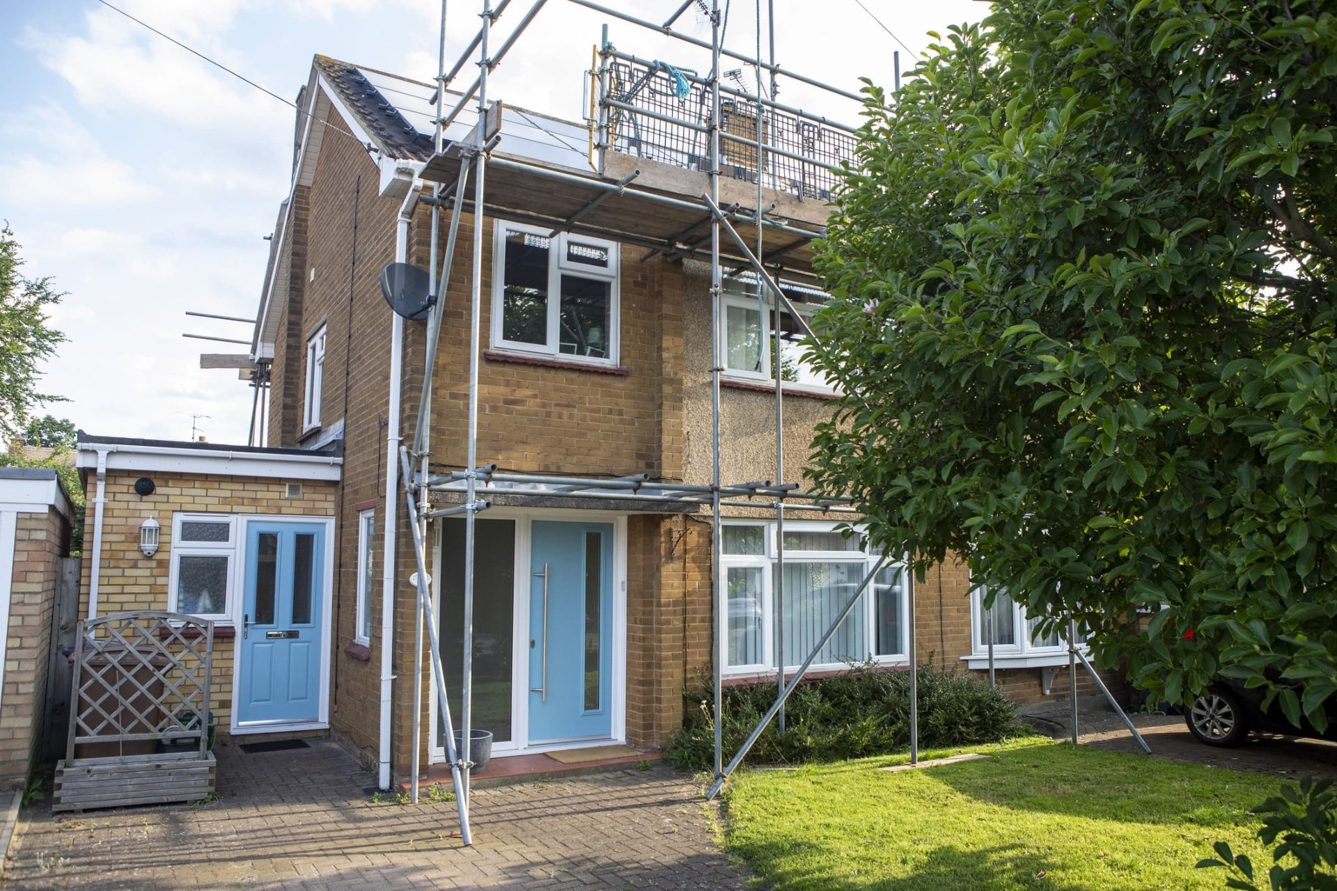 Solar Panel Scaffolding