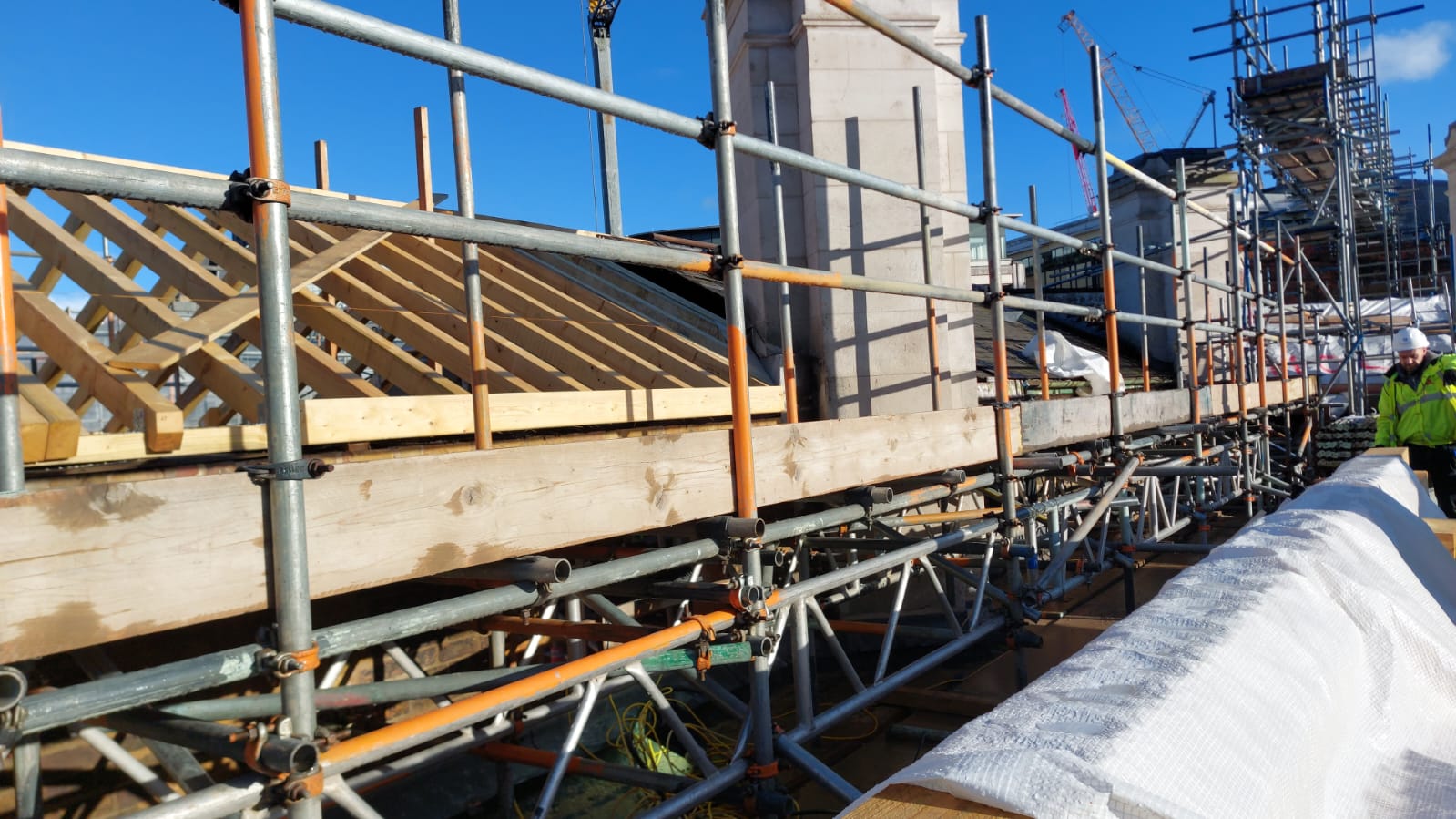 Temporary Roof Scaffolding